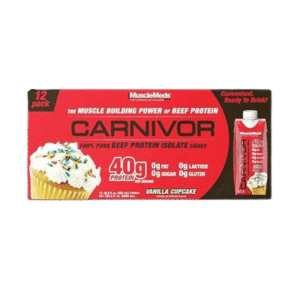 Batido 40grs proteina vainilla cupcake Carnivor x12