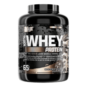 100% whey protein Nutrex cookies and cream
