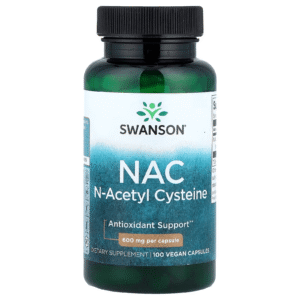 NAC N-ACETYL-CYSTEINE 600MG 60 CAPS - SWANSON (Protector Hepático)