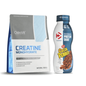 Creatina Monohidratada Ostrovit 500gr Sin sabor + Shake Protein