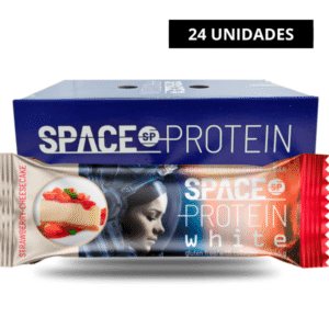 Barra Space Protein White Strawberry Cheescake 24 unidades