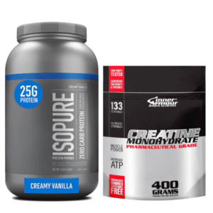Isopure Vainilla 3lbs + Creatina Inner Armour 400gr