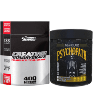 Psychopath insane labz + Creatina inner armour 400gr