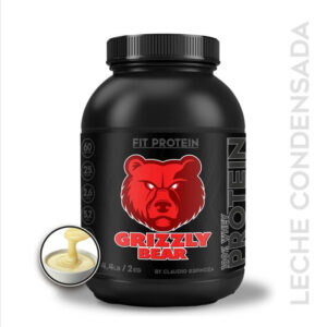Fit Protein Whey Grizzly Bear 60 Servicios 4lbs - LECHE CONDENSADA