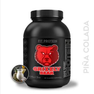 Fit Protein Whey Grizzly Bear 60 Servicios 4lbs - PIÑA COLADA