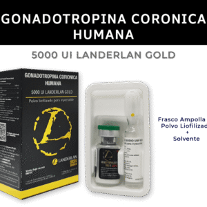 HCG Gonadotropina Coriónica Humana 5000 UI - Landerlan Gold
