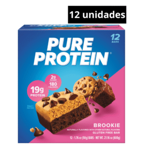 Caja (12 unidades) Brownie con Galleta 19g proteina – 50g