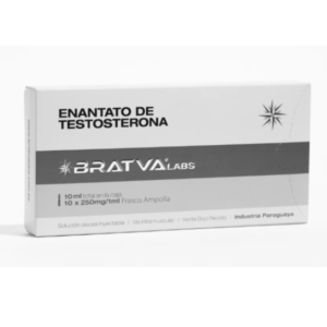Enantato de Testosterona 250mg/ml ampolla - Bratva labs