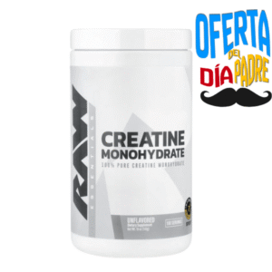 Creatina Monohidratada Raw Nutrition 500gr - 100 Serv