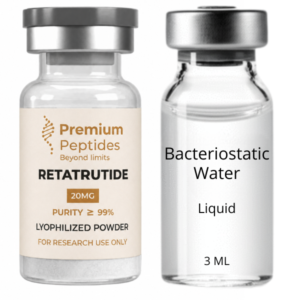 Retatrutide 20mg + BAC Water 3ml (Agua Bacteriostática)