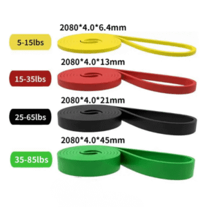 Kit De 4 Bandas Elasticas De Resistencia