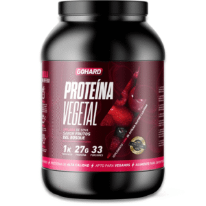 GoHard Proteína Vegetal (2.2 lb) - Sabores - FRUTOS DEL BOSQUE