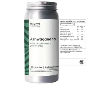 Ashwagandha (60 caps) 500mg - Mind Nutrition