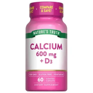Calcio 600 mg con Vitamina D3 60caps - Nature's Truth