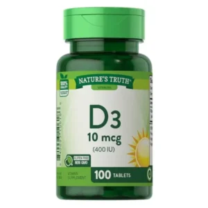 VITAMINA D3 400 IU 100 TABLETAS - NATURE'S TRUTH