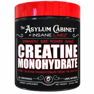 Creatina Monohidratada 300gr (60serv) sin sabor - Insane Labz